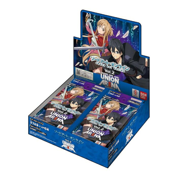 ユニオンアリーナ ソードアート・オンライン 2ボックス テープ付き 新品未開封 ユニオンアリーナ ブースターパック ソードアート・オンラインVol.2
