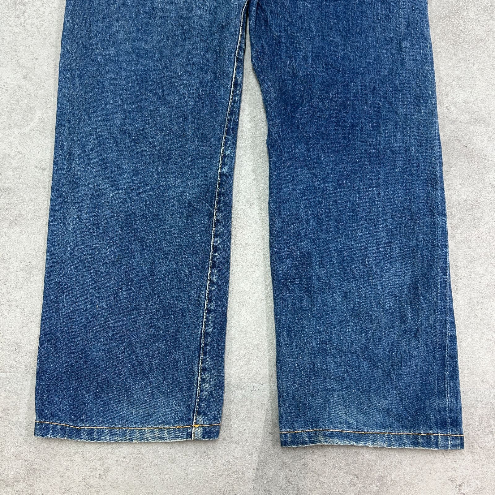 Levi's 501XX W32 BIG-E 赤耳 バレンシア 刻印555 濃紺 LEVI'S(リーバイス) 551ZXX 555刻印バレンシア工場BIG E 赤耳