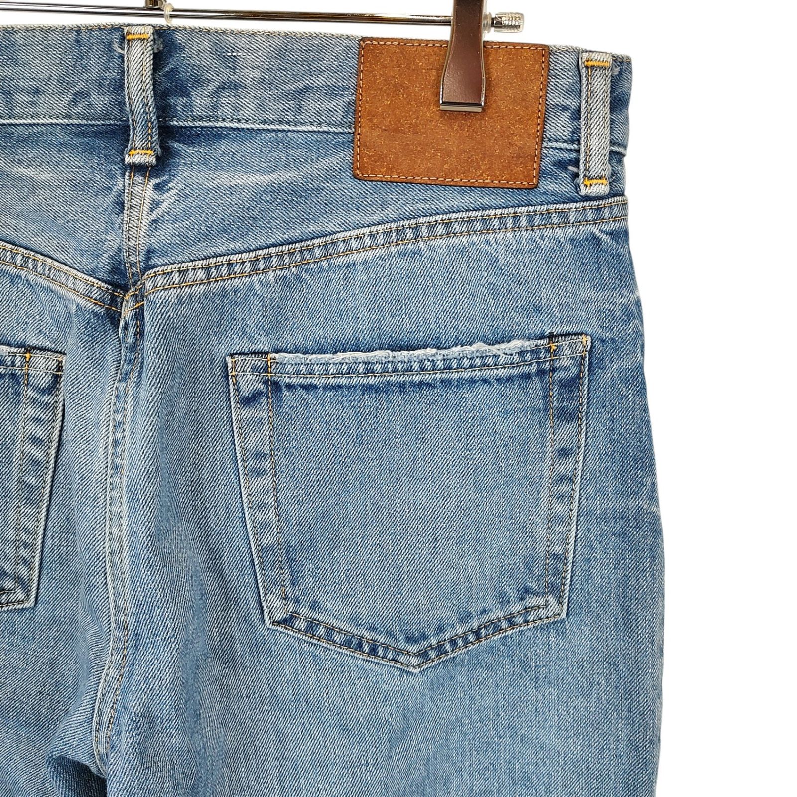 【美品】Ron Herman Looplus Wide Denim 33 Yahoo!オークション - RON HERMAN Looplus Used Straight Denim