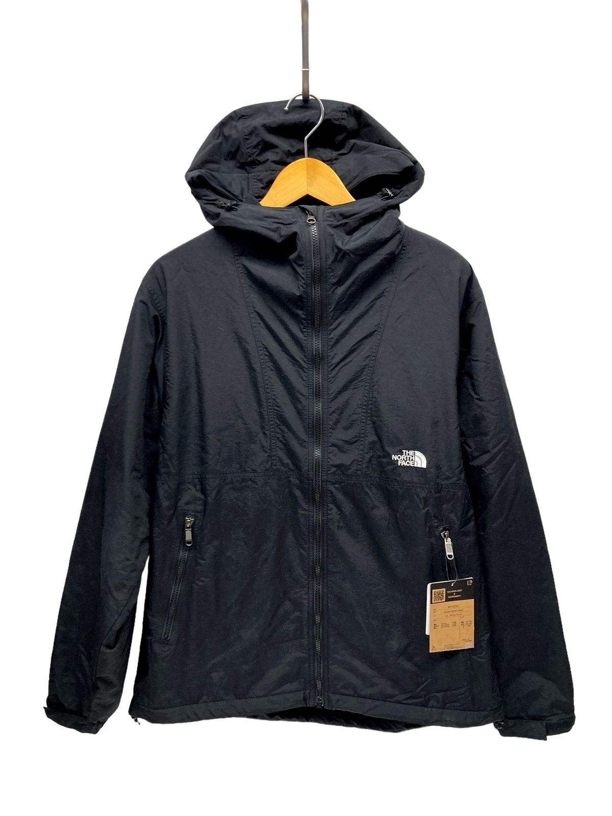 THE NORTH FACE (ザノースフェイス) Compact Nomad Jacket コンパクト ノマド ジャケット 裏地フリース ナイロンジャケット  NP72330 L ブラック メンズ/028 - メルカリ