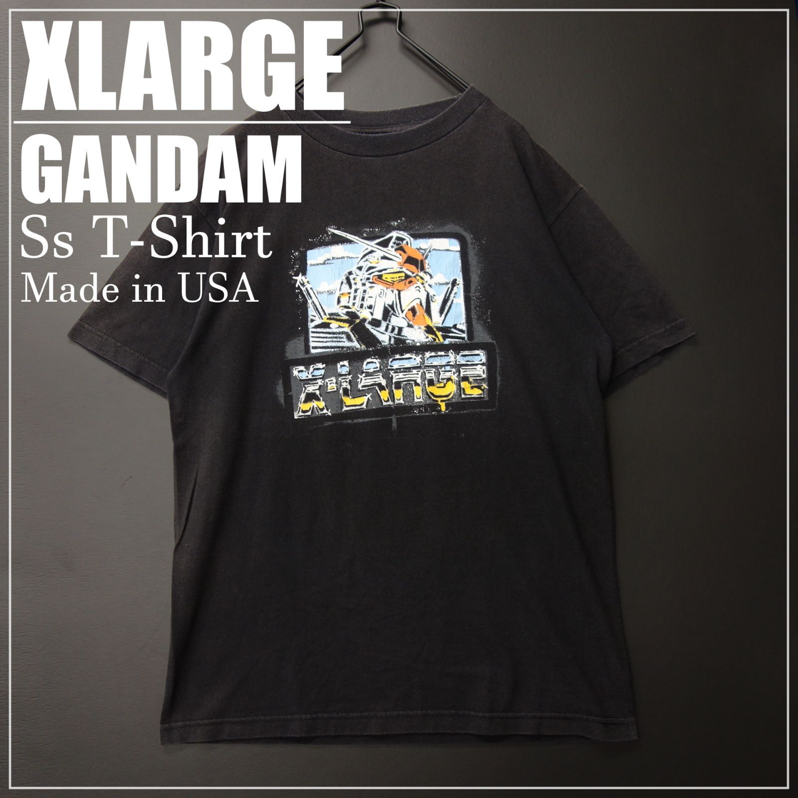 希少 US古着☆XLARGE エクストララージ 半袖プリントTシャツ ガンダム 
