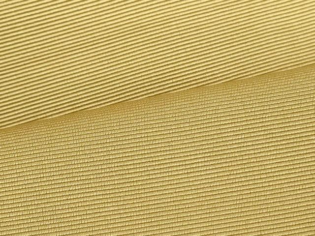 平和屋着物○本場筑前博多織 八寸名古屋帯 萱草色 正絹 逸品 DAAT7681ob