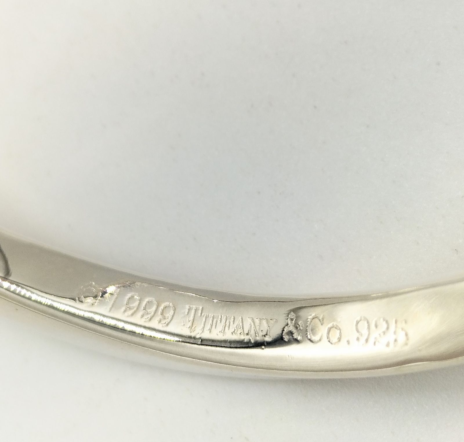 【美品】 ティファニー シルバー925 バングル ツイスト 美品】Tiffany ティファニー ツイストバングル シルバー925