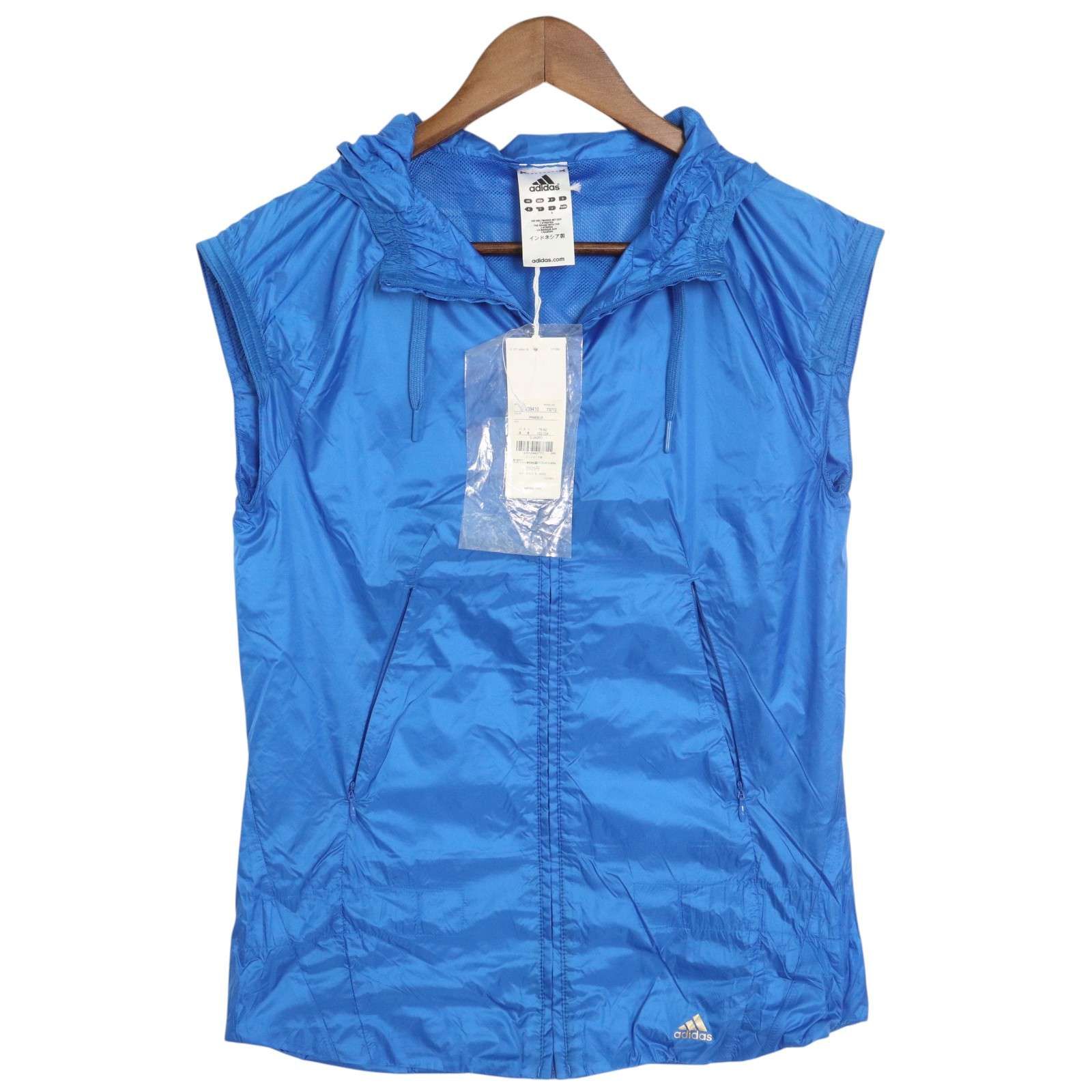 新品 未使用】 adidas アディダス 通年 フーディー ナイロン ジップ 