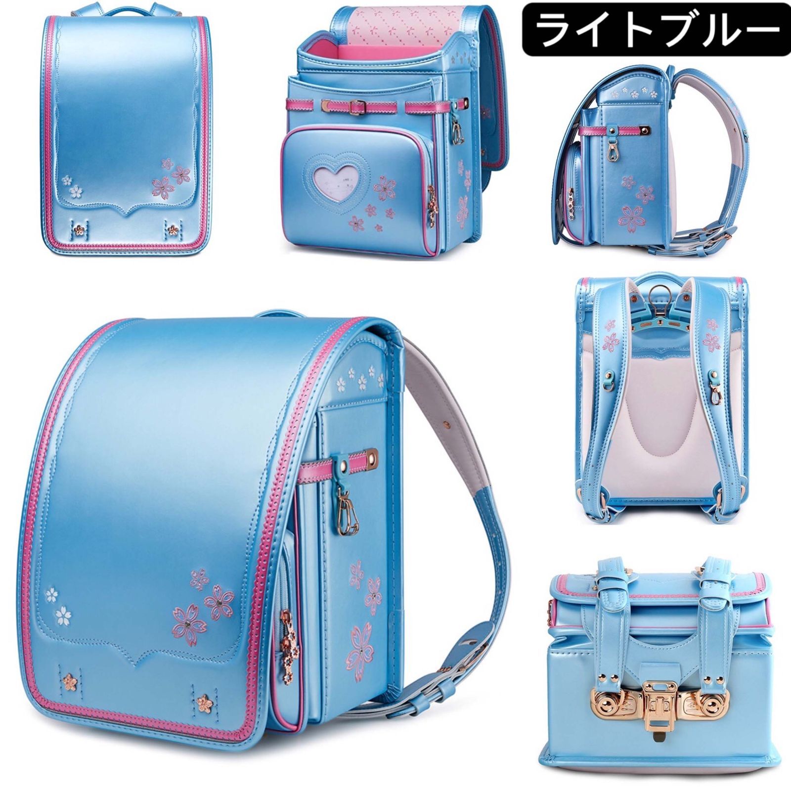 新作 ランドセル 6年保証 おまけ付き さくら&刺繍 女の子 - メルカリ