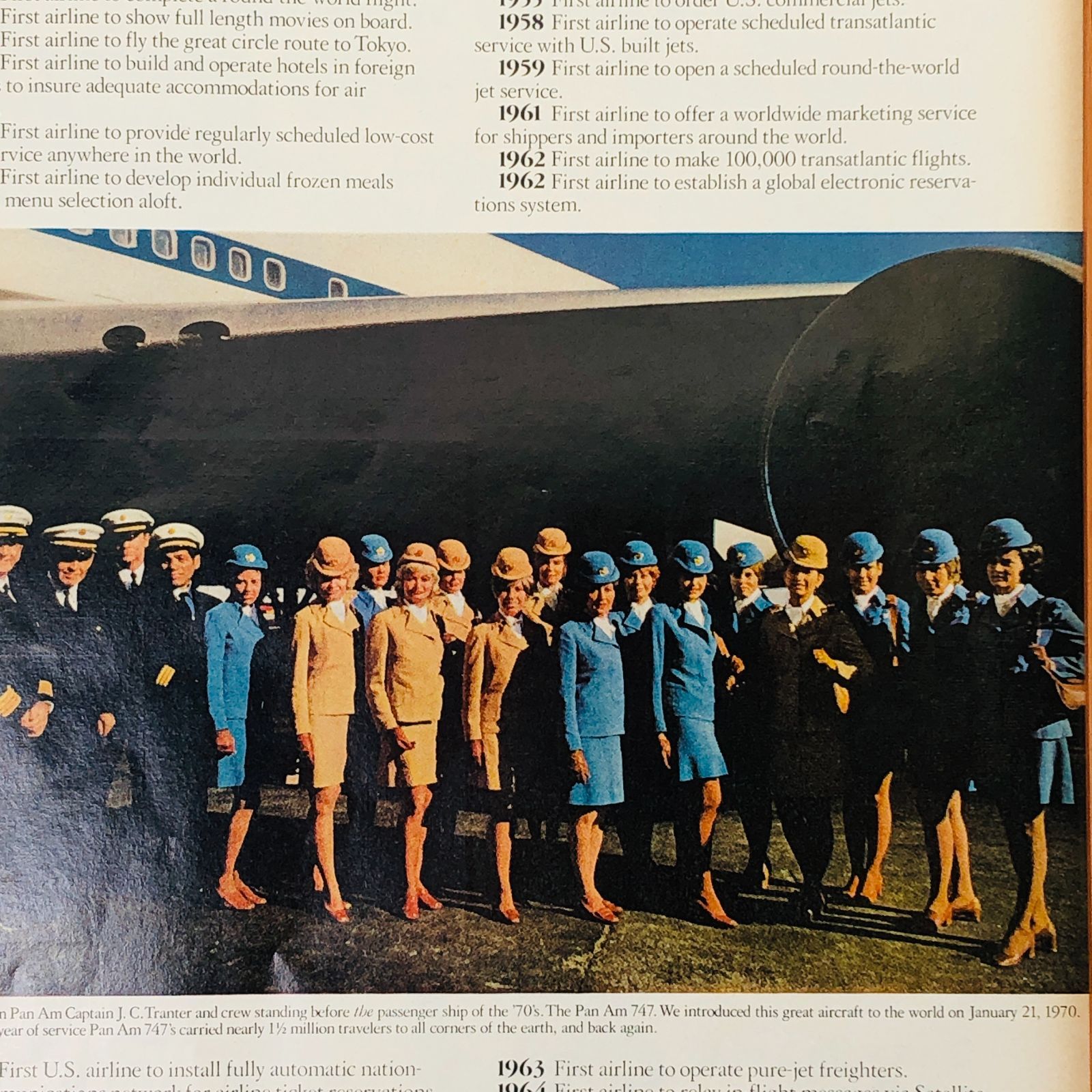 PanAm航空 ビンテージ オリジナルポスター 70年代 PanAm航空