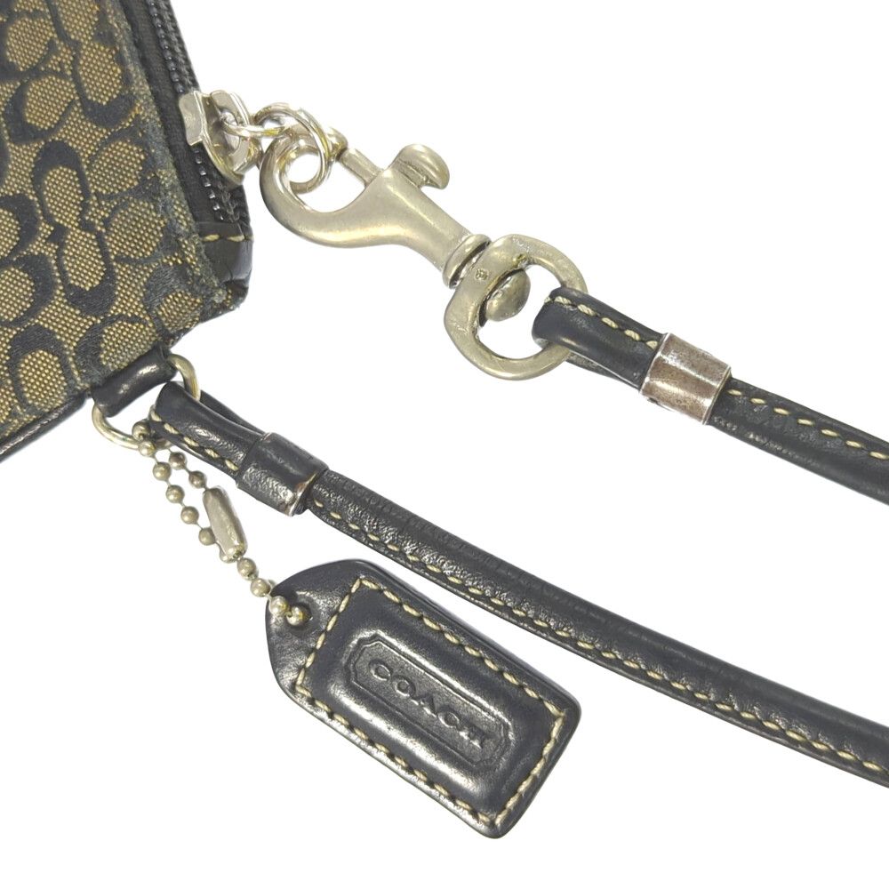 COACH コーチ ミニシグネチャー・キャンバス レザー