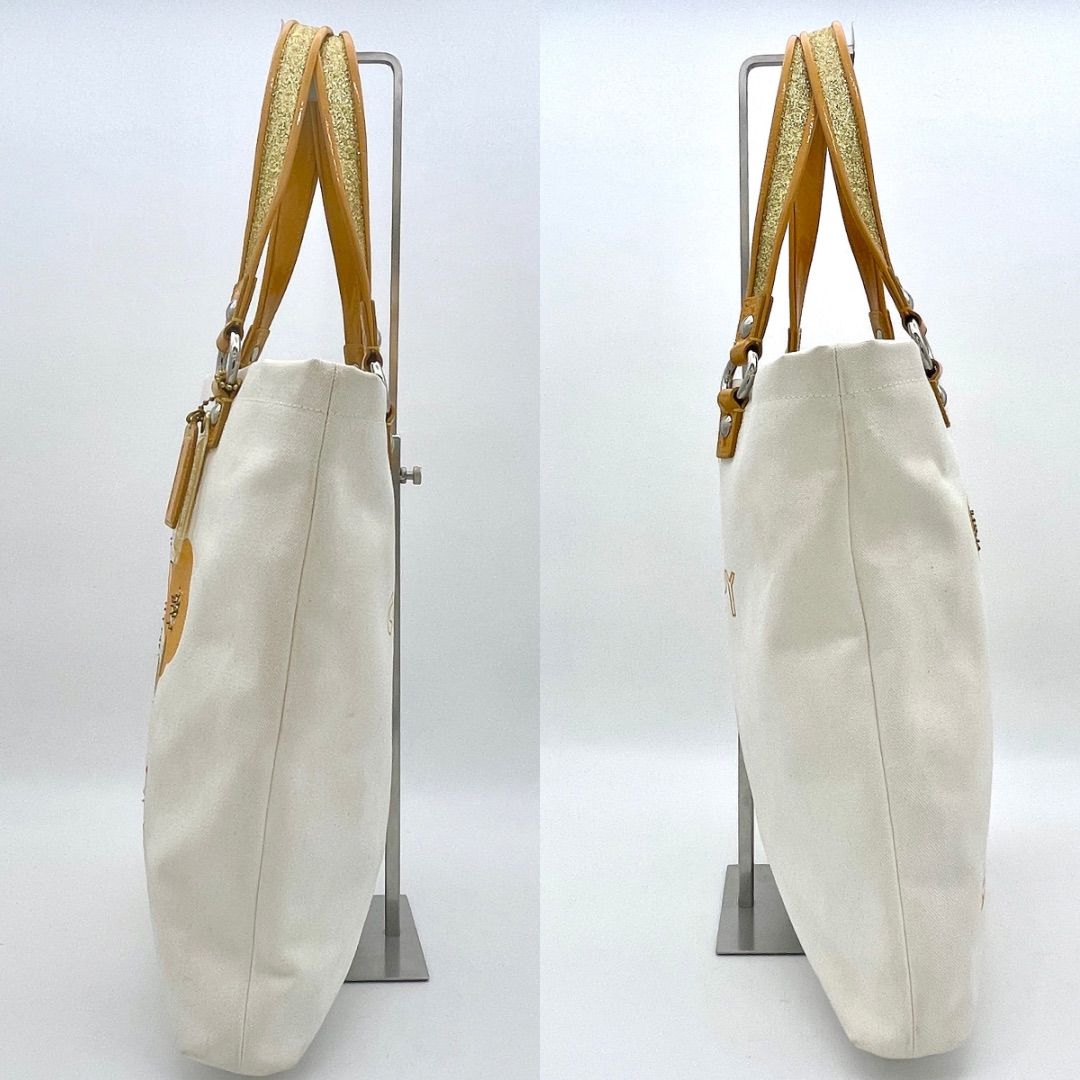 □激レア□ COACH 14716 POPPY トートバッグ ホワイト 1382A - メルカリ