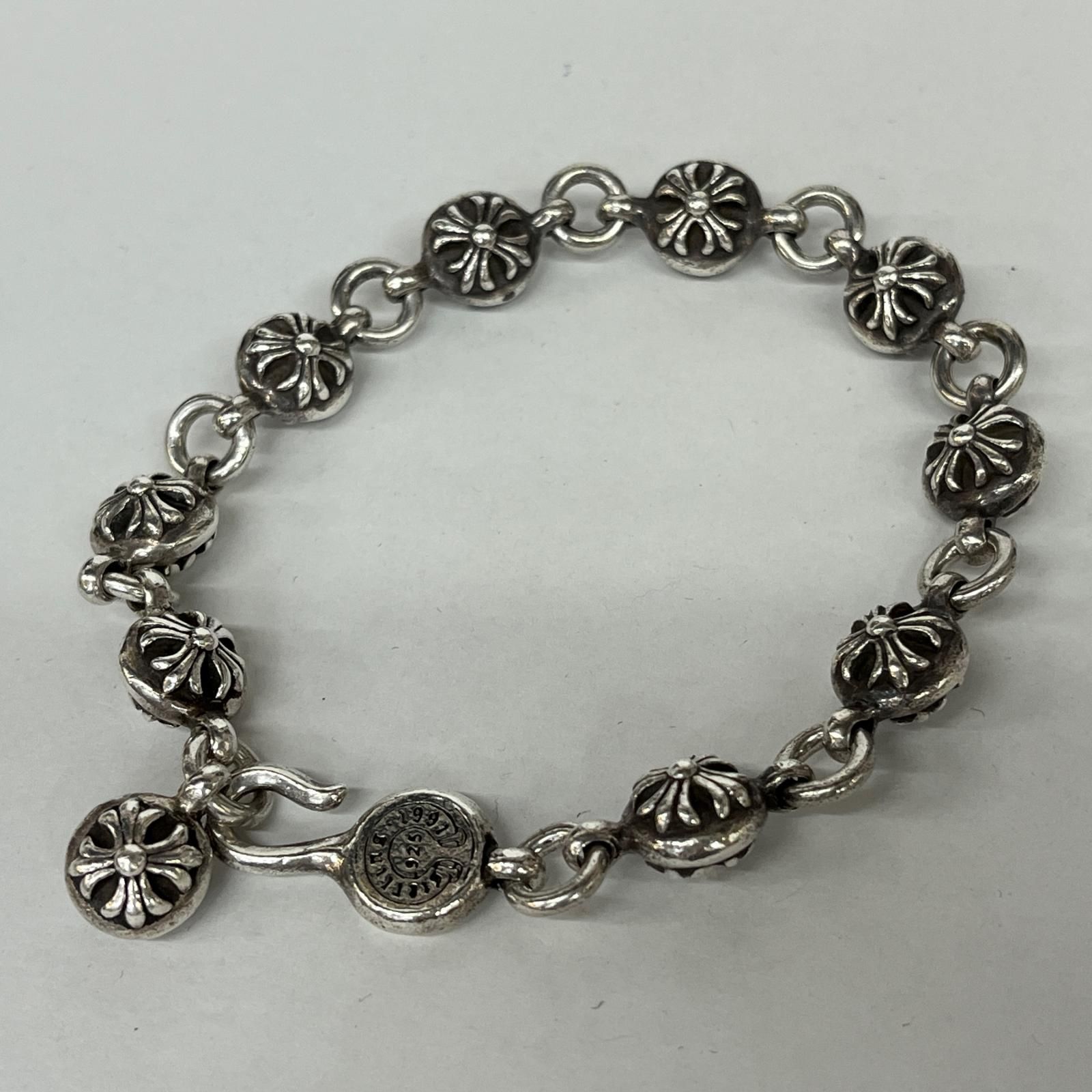 加古川店】 中古 CHROME HEARTS | クロムハーツ ブレスレット CHクロス