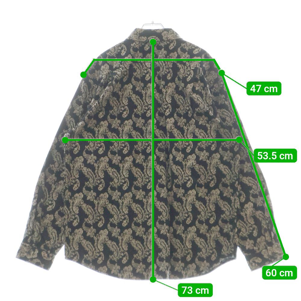 SUPREME (シュプリーム) 24AW Paisley Flannel Shirt ペイズリー