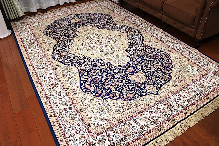 ペルシャ柄絨毯 200×290 新品未使用 大判ラグ カーペット 訳あり ペルシャ柄絨毯 200×290 新品未使用 6畳 大判ラグ カーペット 訳