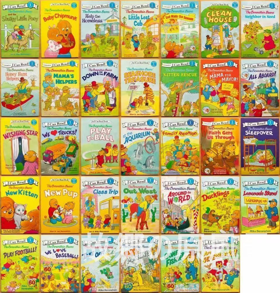 新品 34冊The Berenstain Bears I can Read - メルカリ