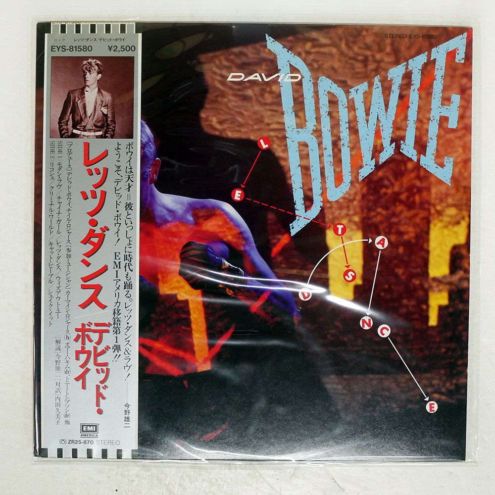 国内盤 DAVID BOWIE/LET'S DANCE/EMI AMERICA EYS81580 LP