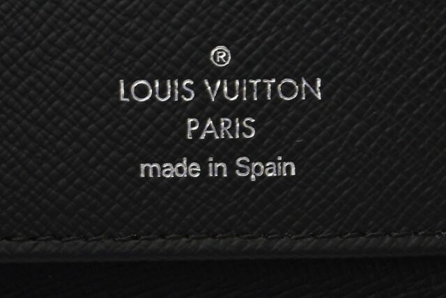LOUIS VUITTON ルイ・ヴィトン ジッピー・ウォレット ヴェルティカル 長財布 M30569 タイガ レザー ブラック  ユニセックス【中古】 LOUIS VUITTON - LOUIS VUITTON ルイ・ヴィトン ジッピー・ウォレット
