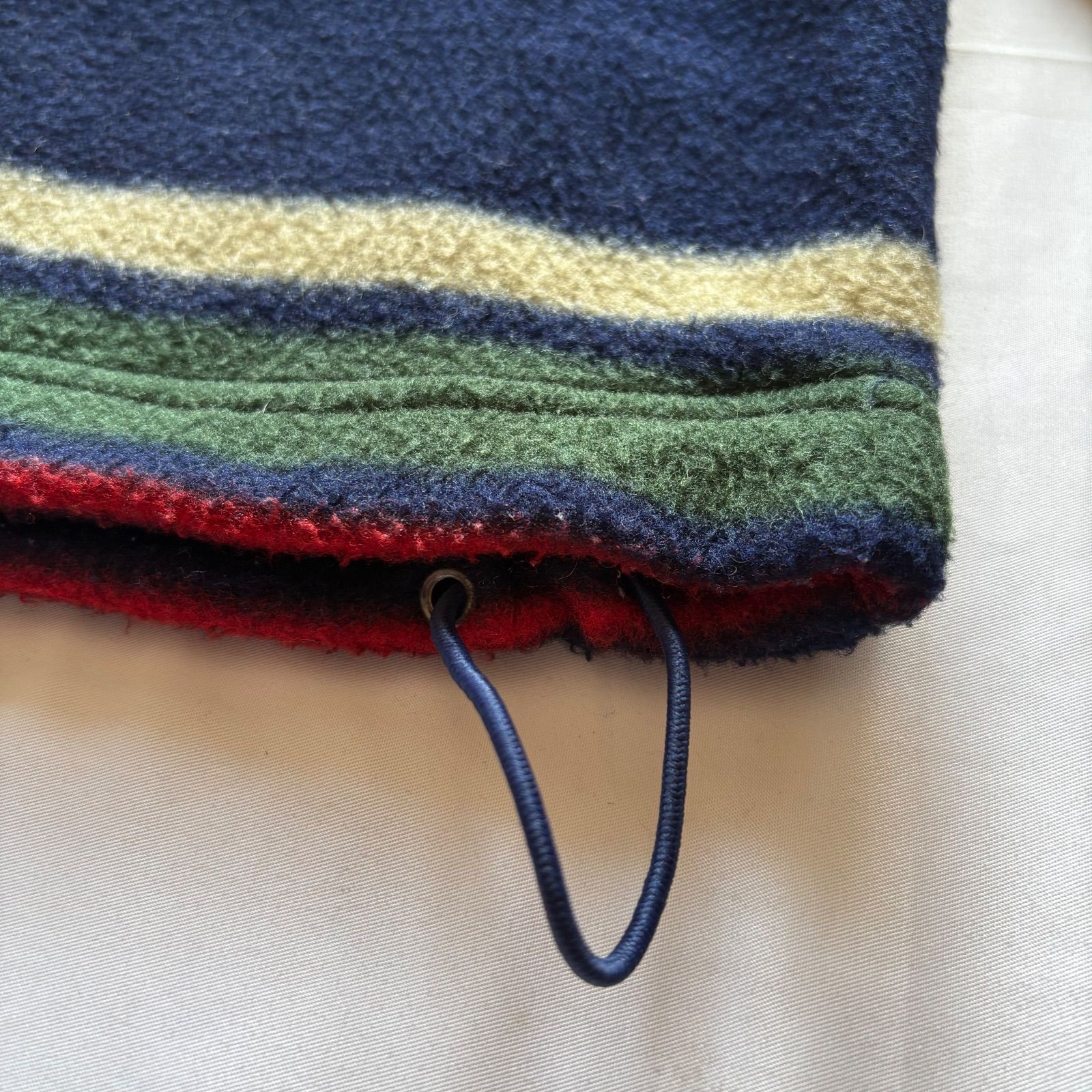 90s Eddie Bauer Border Pattern Halfzip Fleece エディバウアー 