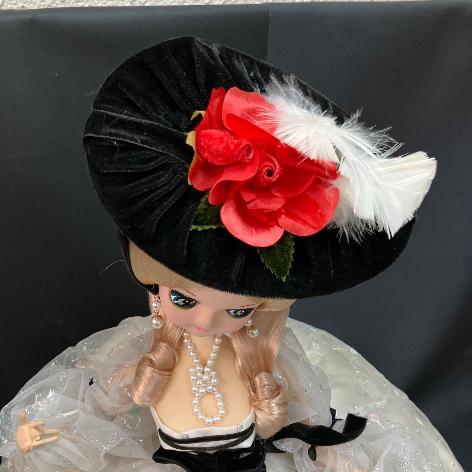 美品 フランス人形 ヴィンテージ ドール 昭和レトロ 高さ約60cm
