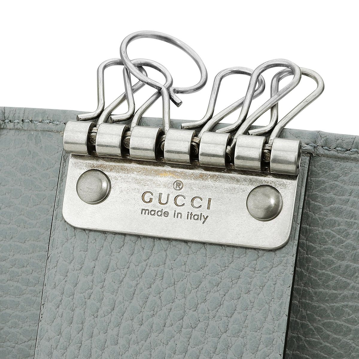 未使用品　箱付き　GUCCI グッチ　キーケース　GG柄　マーモント　グレー 新品 グッチ GUCCI キーケース GGマーモント グレー - メルカリ