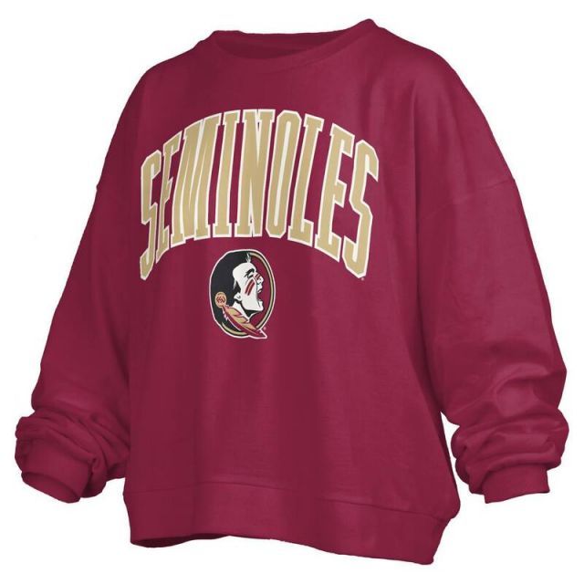 売れ筋商品|||コロシアム カットソー トップス レディース Women's Garnet Florida State Seminoles Tunic Pullover Hoodie Garnet Colosseum Women's Stacked FSU/Florida State Full-zip Hooded