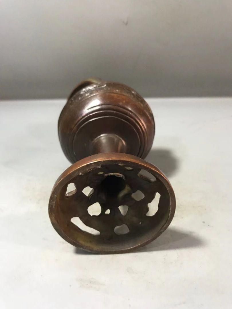 銅 細工 玄紋香炉 博山炉 香道具 茶道具 装飾品 工芸品 置物