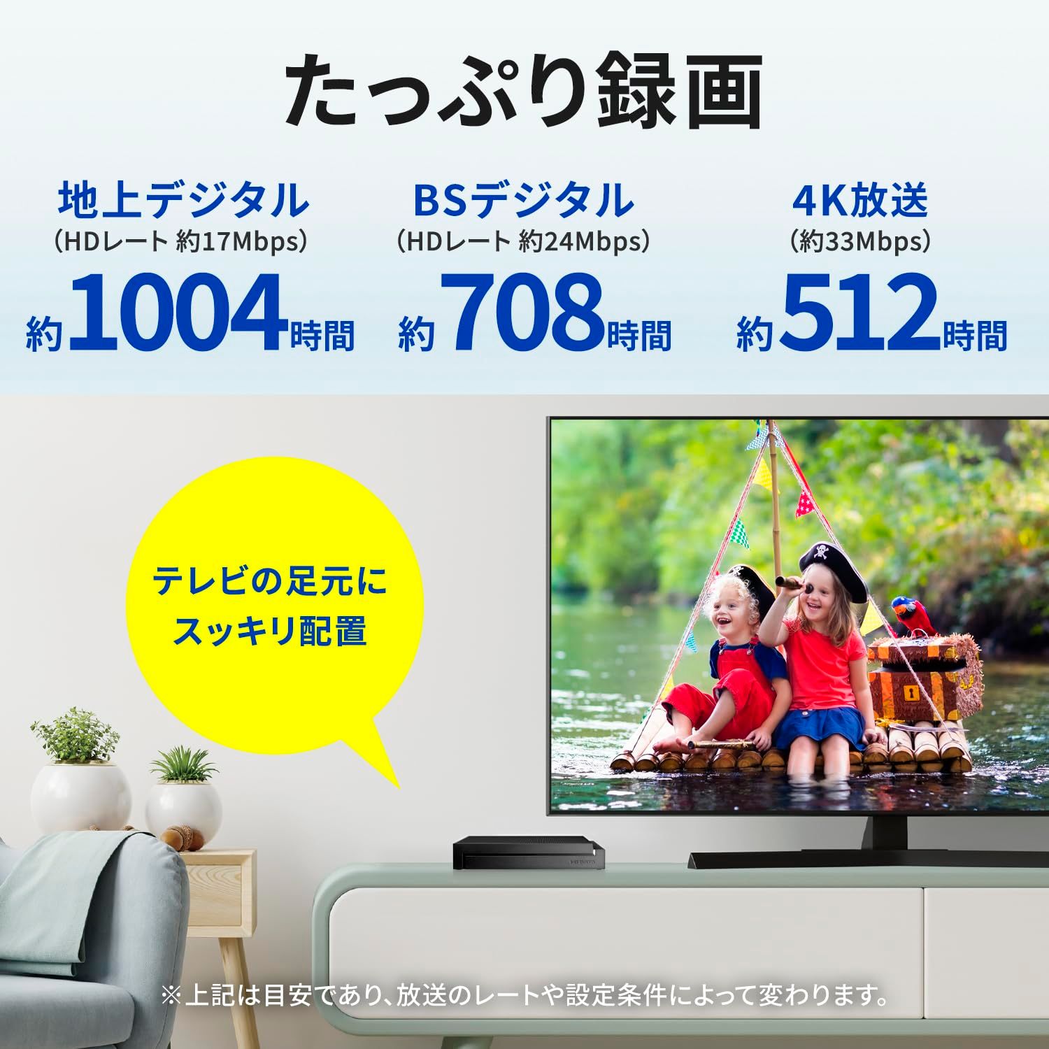 新着商品 I-O DATA アイ オー データ IODATA 外付けHDD 8TB テレビ録画 静音-コンパクト 4K録画 Win Mac 地デジ最大1004時間録画 EX-HDAZ-UTL8K