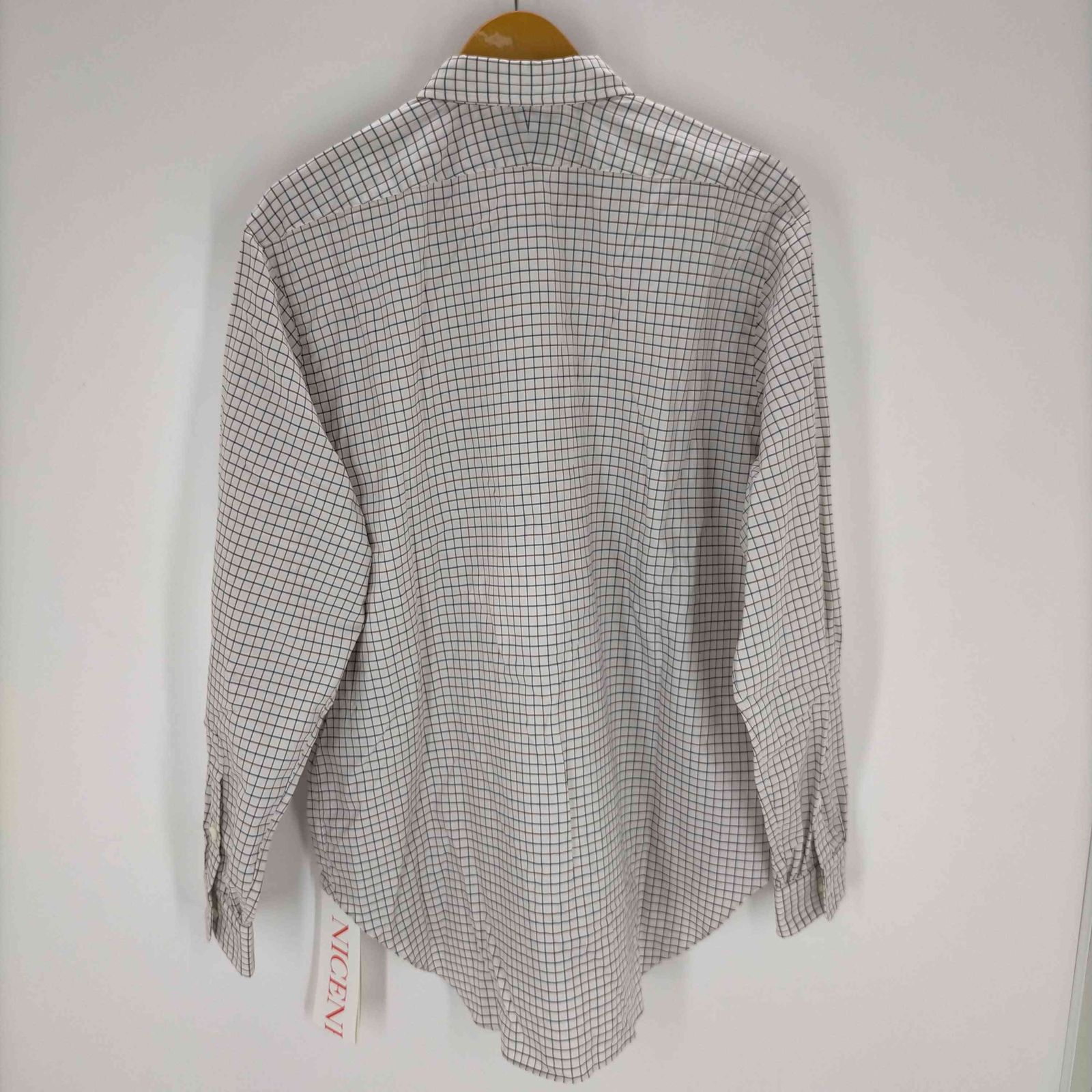 【激安通販 オンラインショップ】日用品 ナイスネス レギュラーカラーチェック N.N.P ENNIO NICENESS トップス