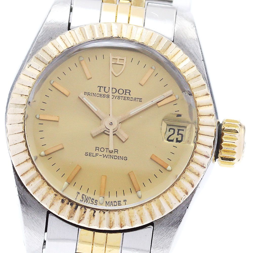 チュードル TUDOR 92313 プリンセス オイスターデイト cal.2671 自動巻き レディース箱 保証書付き_879865