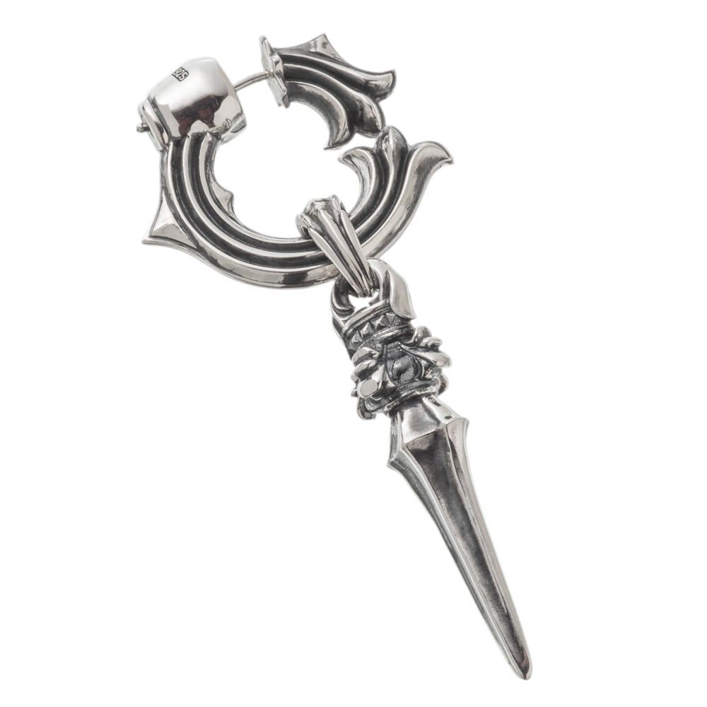 銀牙ドロップピアス