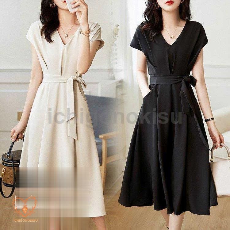 ワンピース レディース 40代 きれいめ マキシワンピース 春夏 白 A