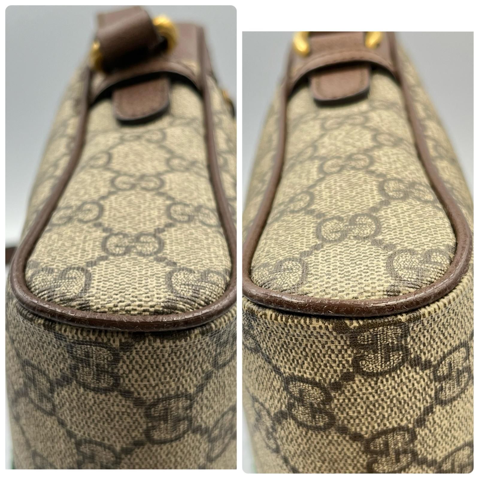 グッチ【美￼品】オフィディア メッセンジャーバッグ GGスプリームキャンバス GUCCI グッチ オフィディア ショルダーバッグ GGスプリーム