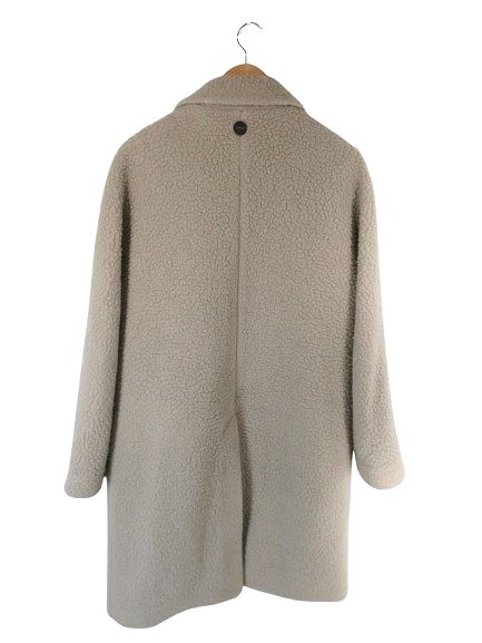 イーヴォ Hevo CONVERSANO チェスター コート トレンチ ボア 無地 ベージュ サイズ48 QQQ