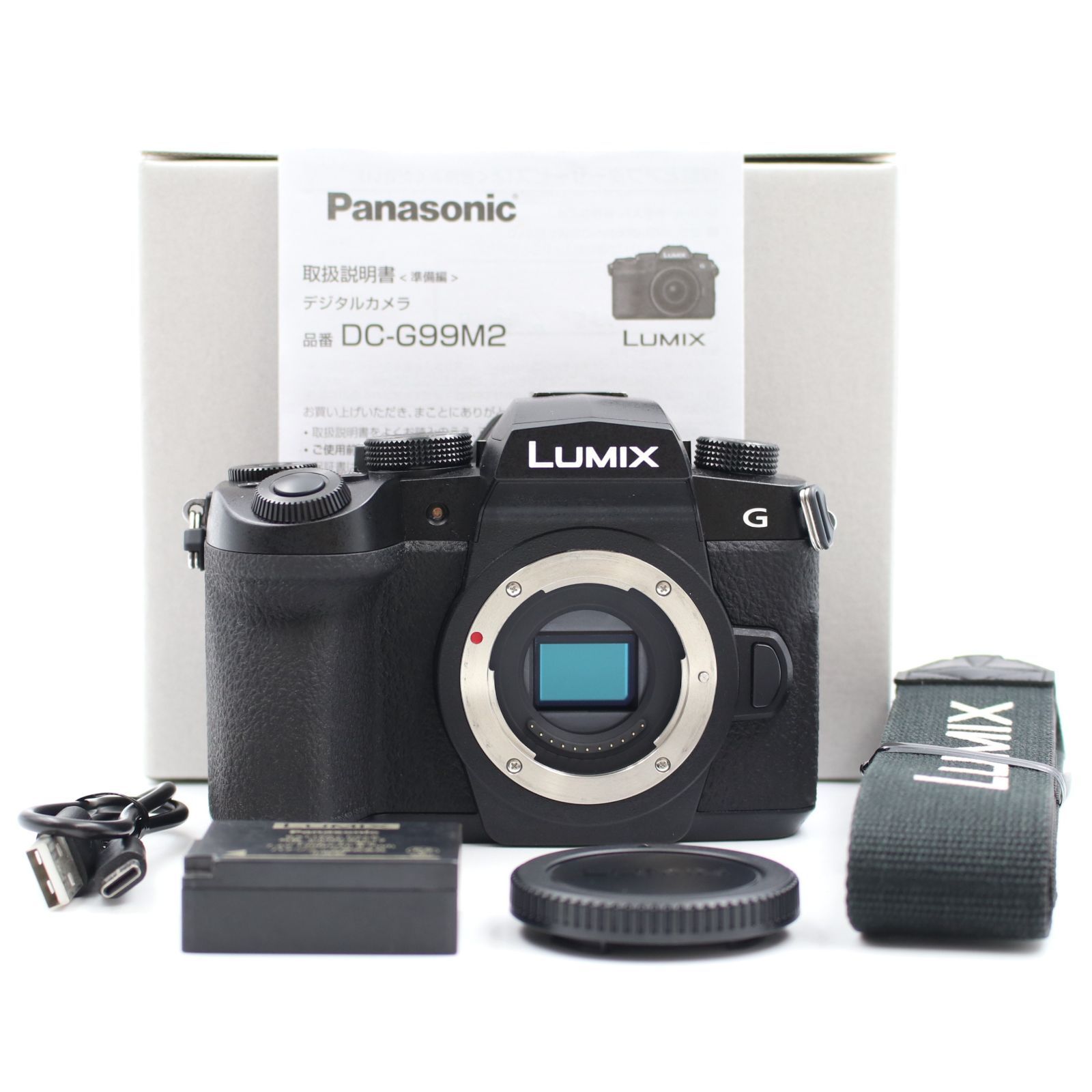 シャッター数2070枚 上品 PANASONIC LUMIX DC-G99M2 ボディ ミラーレス一眼カメラ パナソニック