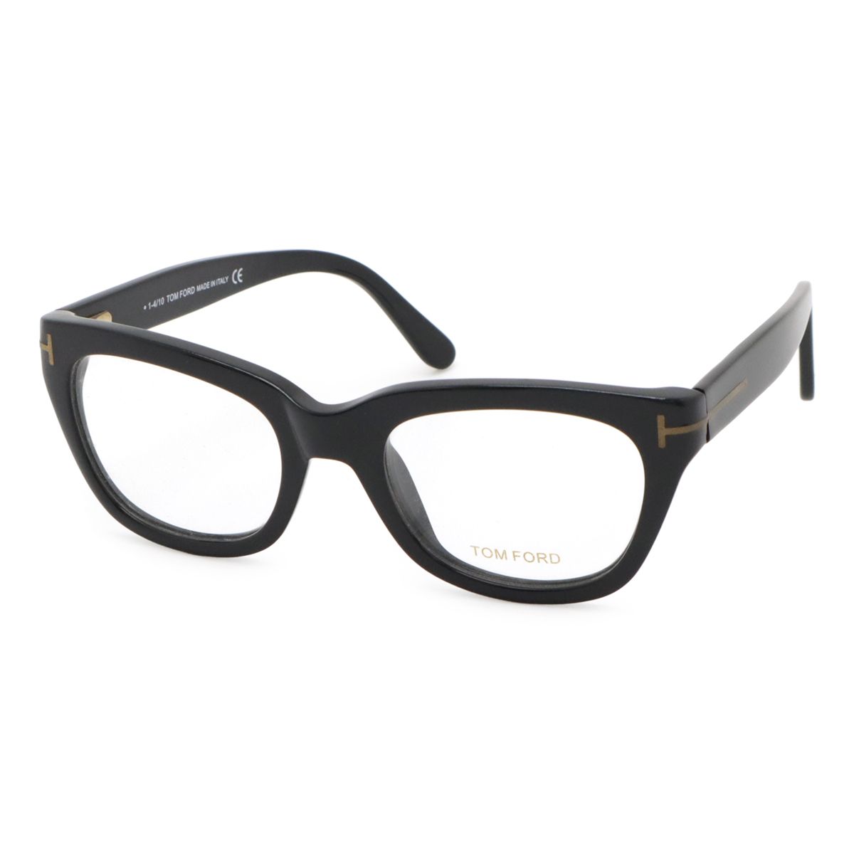 TOM FORD トム フォード トムフォード 眼鏡 めがね 伊達メガネ メガネフレーム ウェリントンシェイプ デモレンズ入り ブラック 黒 TF5178