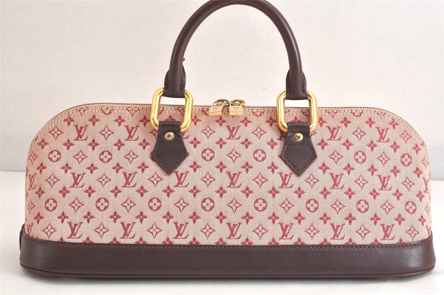 LOUIS VUITTON ルイヴィトン モノグラム ミニ アルマ ロン ハンドバッグ ピンク M92207 LV 2875N