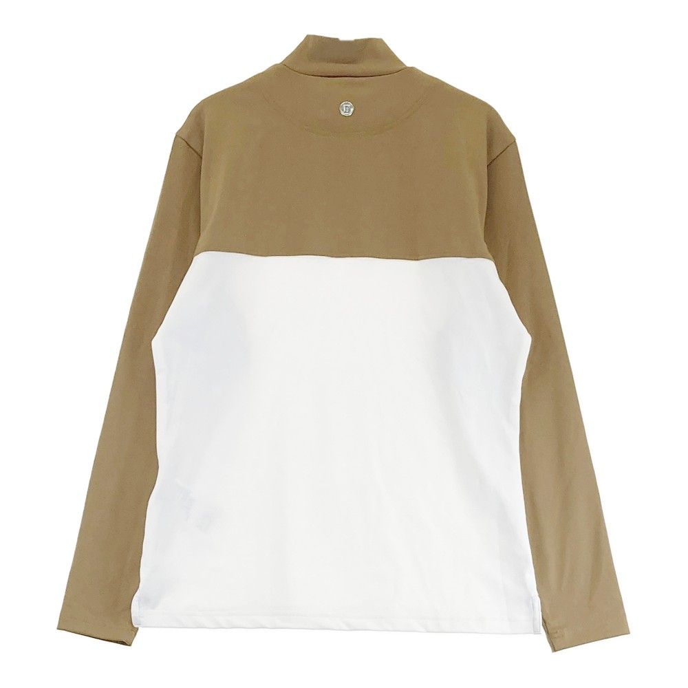 サイズ：S BRIEFING GOLF ブリーフィング  モックネック 長袖Tシャツ  ホワイト系 [240101369233] ゴルフウェア レディース ストスト サイズ：S BRIEFING GOLF ブリーフィング モックネック 長袖T