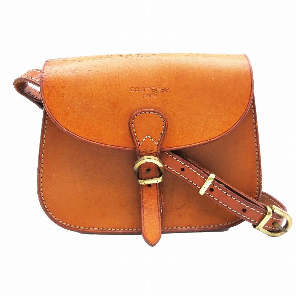レザーバッグ courreges バッグ SALE割引 P5倍 クレージュ COURREGES REEDITION・リーディション バゲットバッグ 斜め掛け レザーショルダー バッグ・クロスボディ ブラック 323GSA060CR0027 BLACK 返品OK イル テライオ