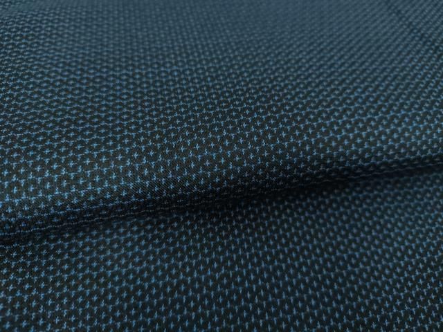 平和屋着物○男性 紬 アンサンブル 長羽織 100亀甲 総詰め 正絹 逸品