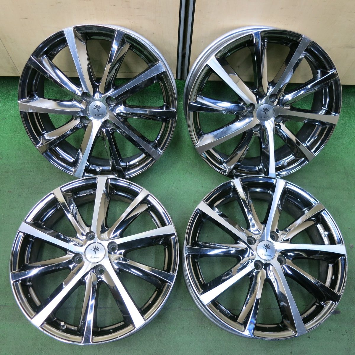 ホイール4本セット WEDS　クレンツェ　ヴィシュヌEVO アルファード　ヴェルファイア エスティマ等に 8.5J-19+44 114.3 5H  クレンツェヴィシュヌ17インチアルミホイール 送料無料] 4本価格