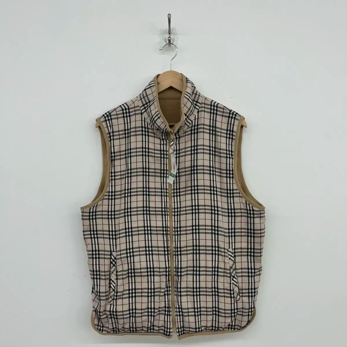 BURBERRY バーバリー チェック パターン ダウン ベスト