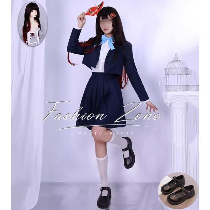◆崩壊 スターレイル 風 Sparkle 花火 制服 コスプレ衣装 ウィッグ 靴 cosplay ハロウィン 演出服 変装
