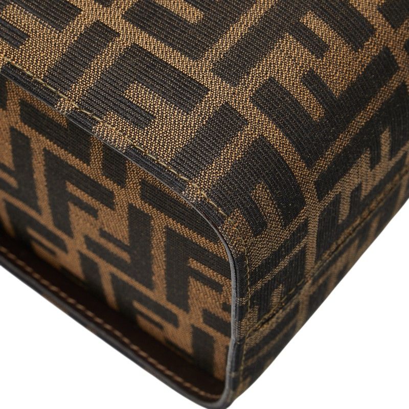 フェンディ FENDI ハンドバッグ ズッカ 2wayバニティ ブラウン