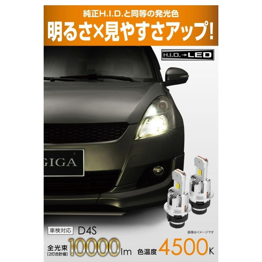 BW901Z GIGA LEDヘッドバルブ D9 6000K D2R⁄S | カーメイト 公式