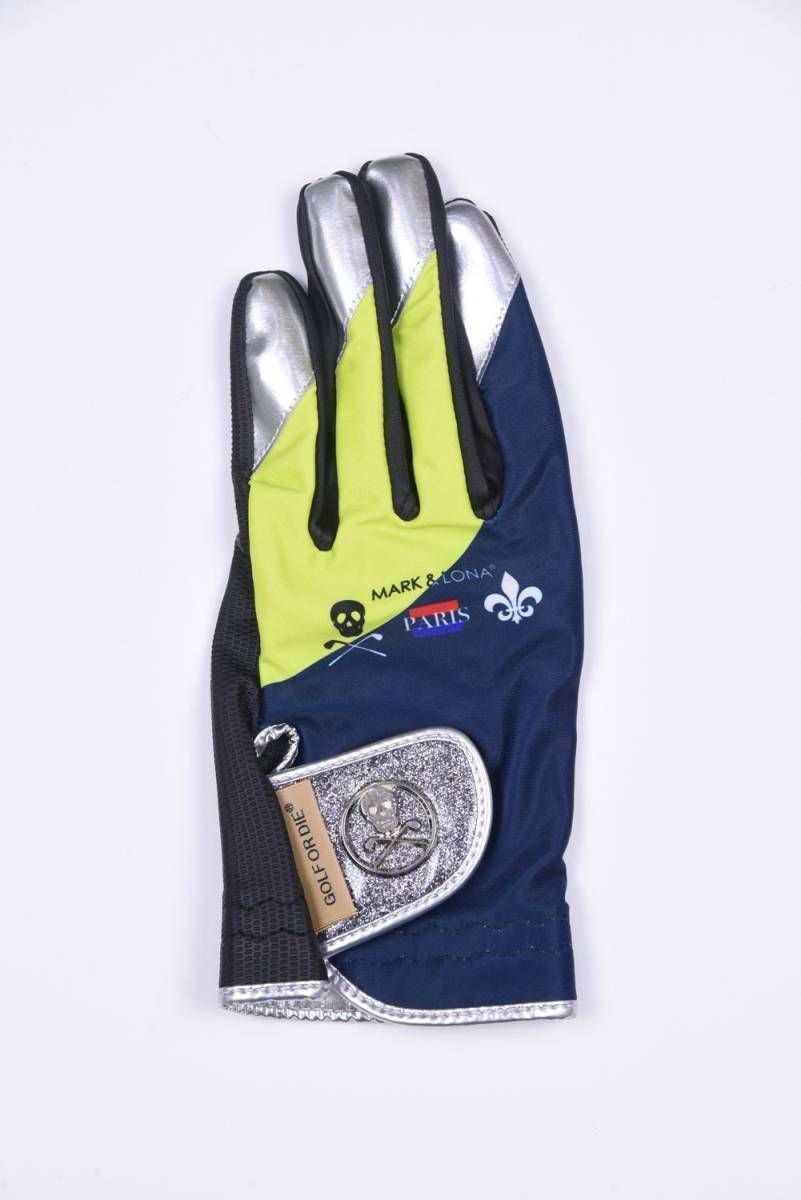 正規品MARKu0026LONA マーク＆ロナATLAS GLOVE サークルスカルプレートトリコットグローブS or M 左手用【MLS-2C-SG04】シルバー銀【本物保証】