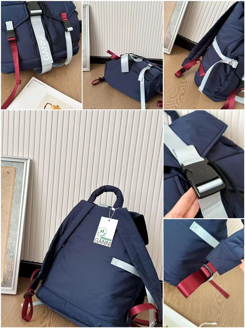 GANNI ネイビー リュック URBAN RESEARCH｜GANNI Recycled Tech Backpack | Rakuten