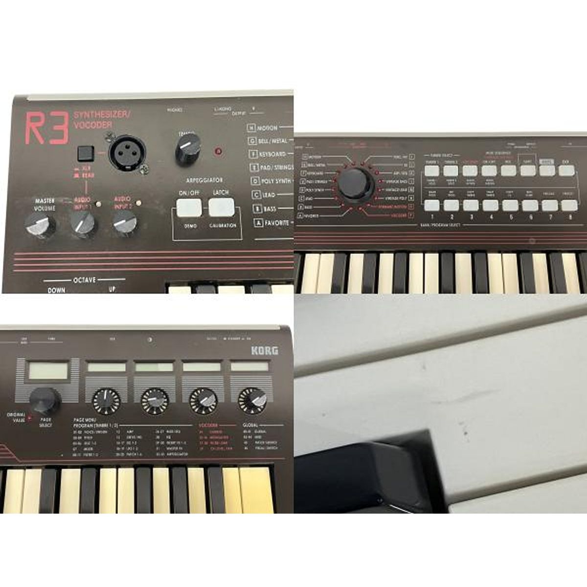 KORG R3 シンセサイザー キーボード ボコーダー コルグ 音楽制作