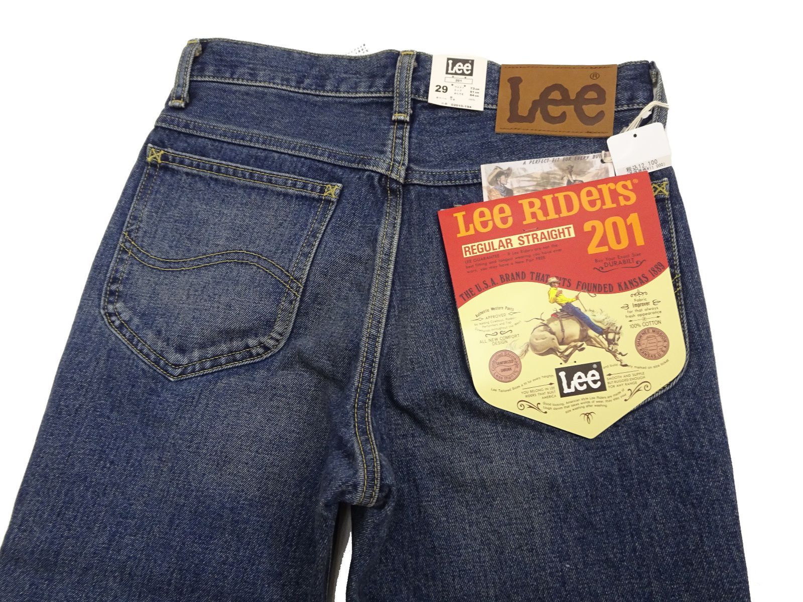 リー] 201 ジーンズ メンズ ジッパーフライ ストレート デニムパンツ