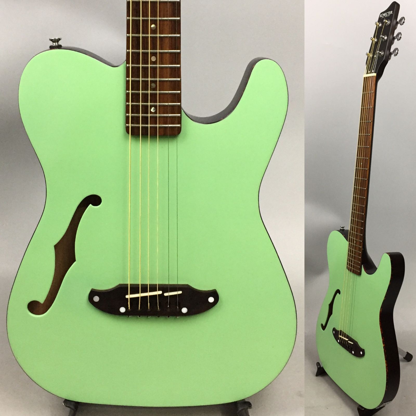 SCHECTER OL-FL SSG（Satin Surf Green） f145 - メルカリ