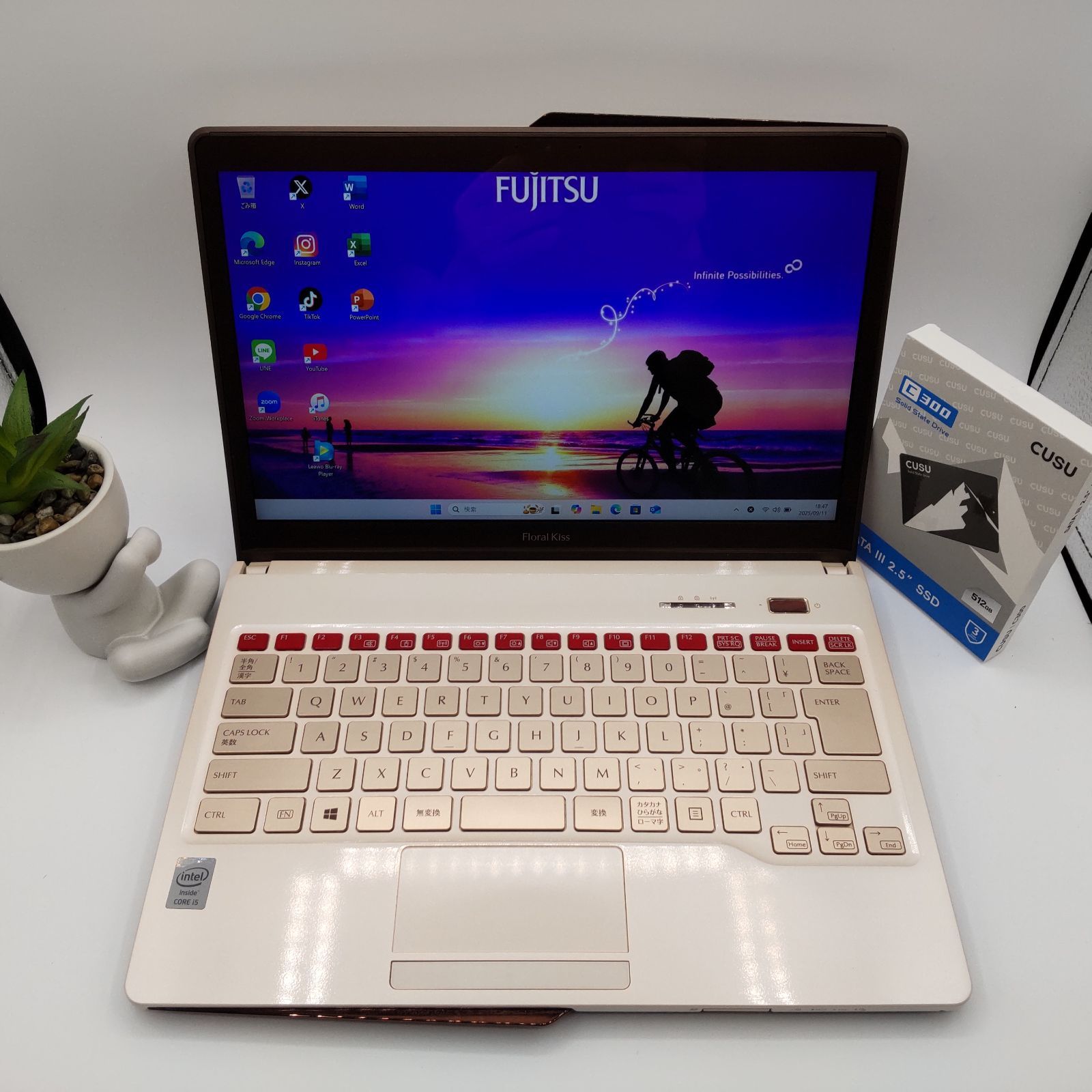 希少ツートン】富士通 Floral Kiss i5 SSD512GB - メルカリ