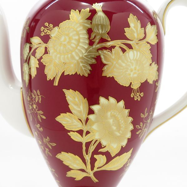 ウェッジウッド　クリスタル　トンキンルビー　花瓶 ウェッジウッドクリスタルトンキンルビー花瓶