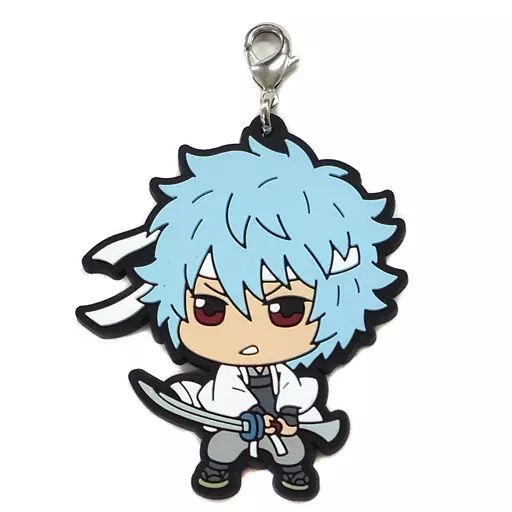 銀魂 攘夷志士　坂田銀時　桐ラバーマスコット 中古】キーホルダー・マスコット(キャラクター) 坂田銀時 攘夷志士ver