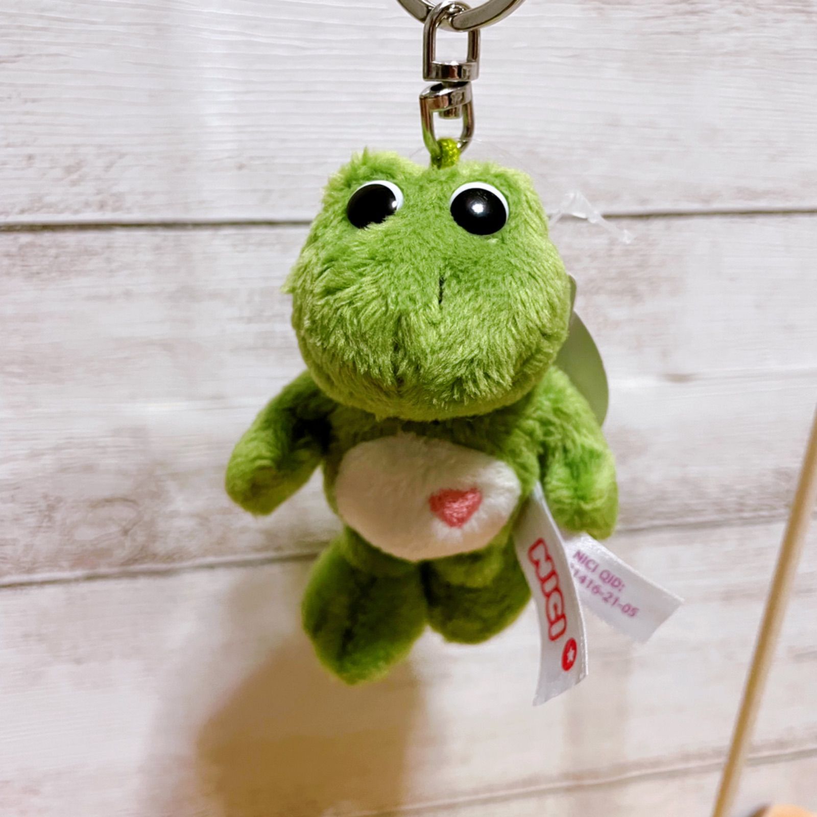 完売品】 NICI ニキ キーリング フロッグ カエル ニコ - メルカリ